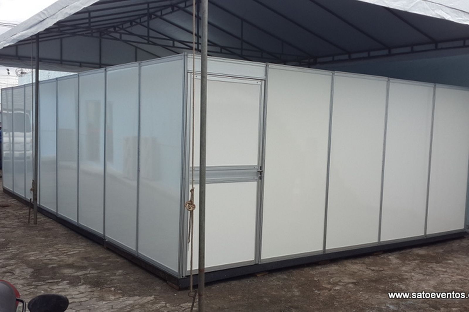 sala climatizada externa 5x5m