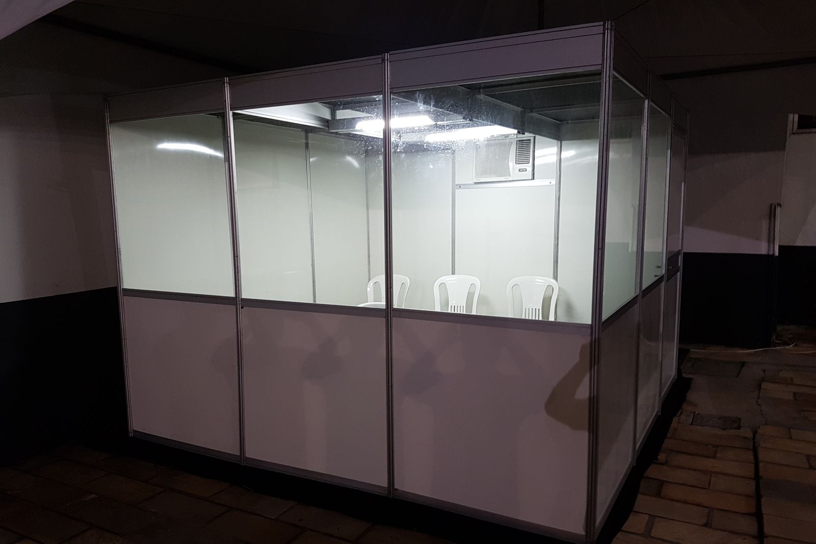 sala de vidro